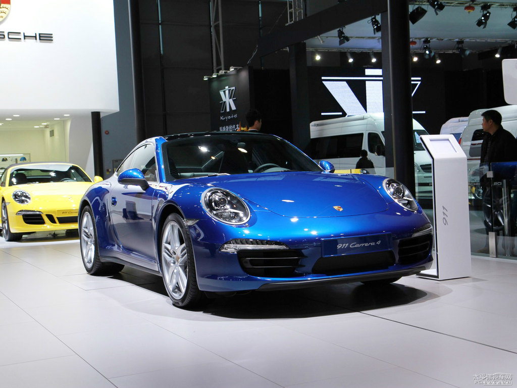 水藍(lán)保時(shí)捷911整車外觀外觀圖片