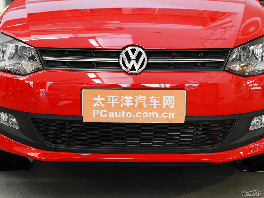風(fēng)格紅大眾Polo車頭外觀圖片