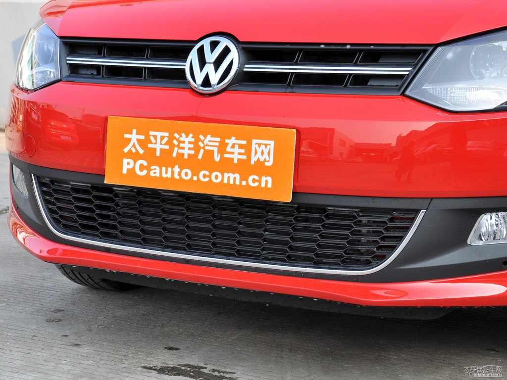 風(fēng)格紅大眾Polo車頭外觀圖片