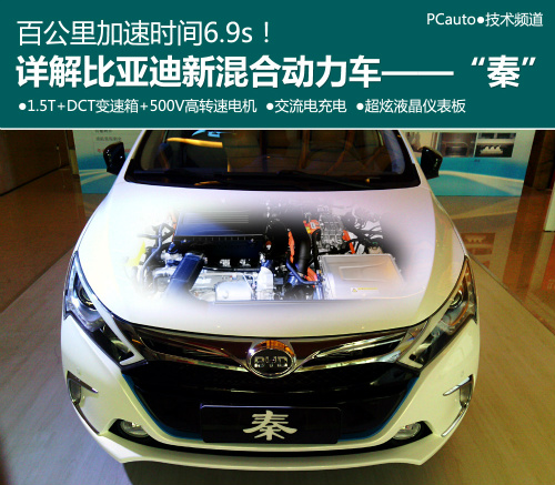 百公里加速6.9s 详解比亚迪新混合动力车