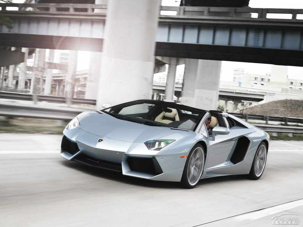 金屬漆淺灰色Aventador整車外觀外觀圖片