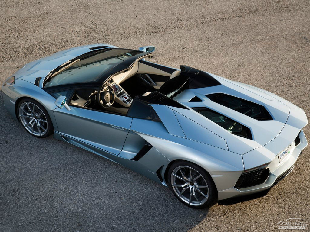 金屬漆淺灰色Aventador整車外觀外觀圖片