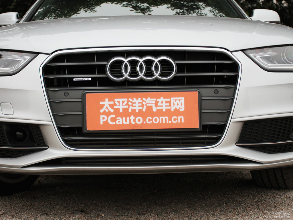 水晶銀奧迪A4L車頭外觀圖片