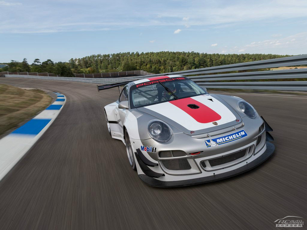 白色保時(shí)捷911整車外觀外觀圖片