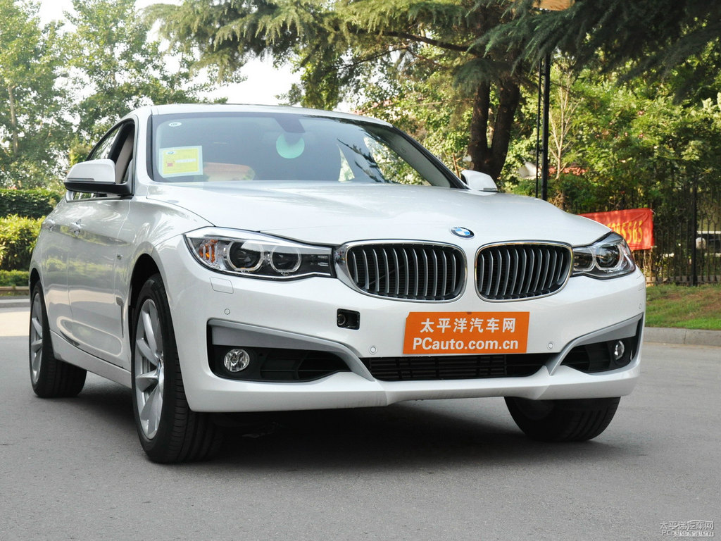 雪山白寶馬3系GT整車外觀外觀圖片