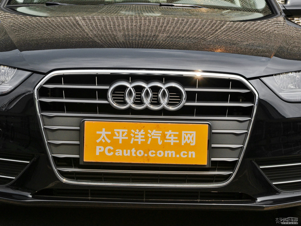 幻影黑奧迪A4L車頭外觀圖片