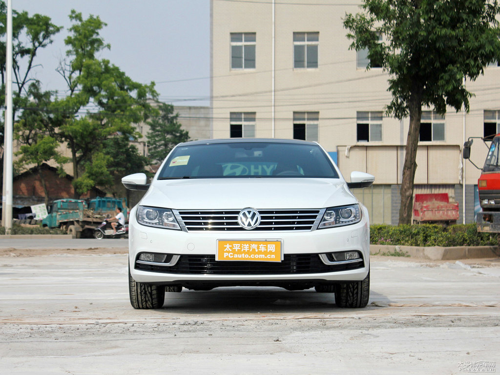 朱鷺白大眾CC整車外觀外觀圖片