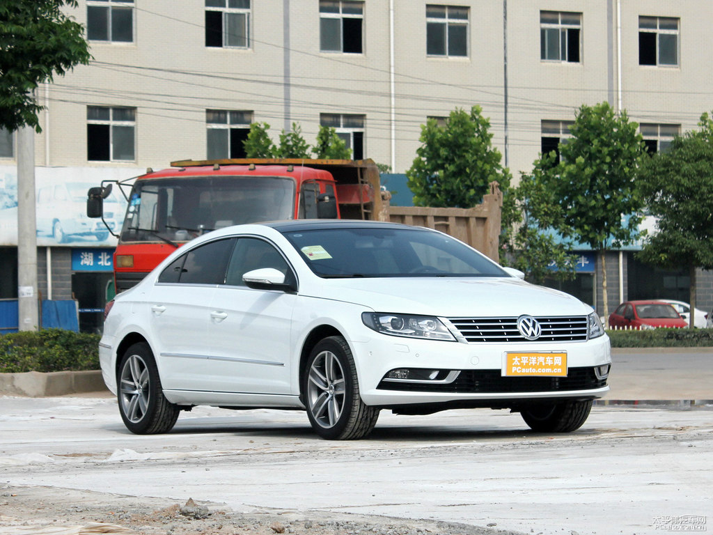 朱鷺白大眾CC整車外觀外觀圖片