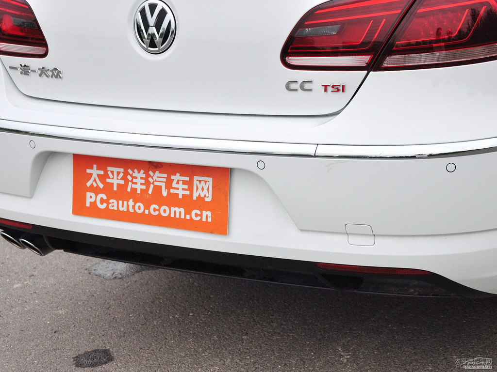 朱鷺白大眾CC車尾外觀圖片