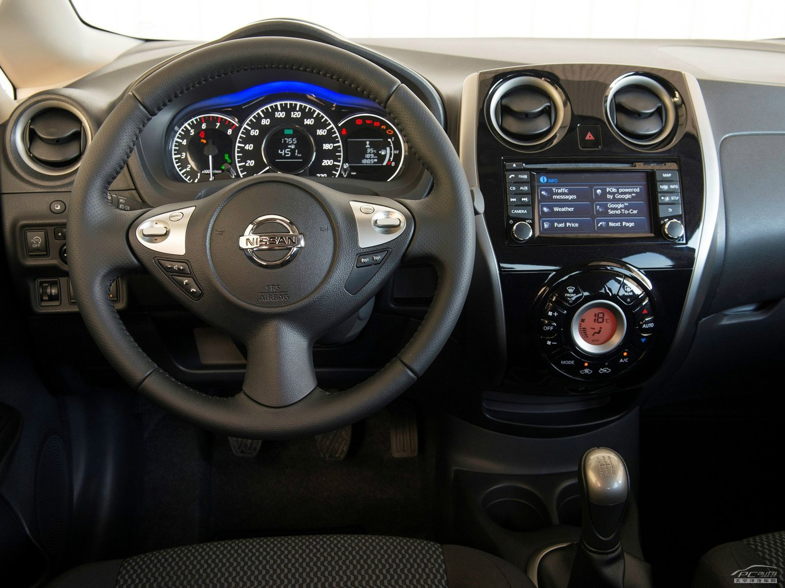 日產(chǎn)Note內(nèi)飾高清大圖