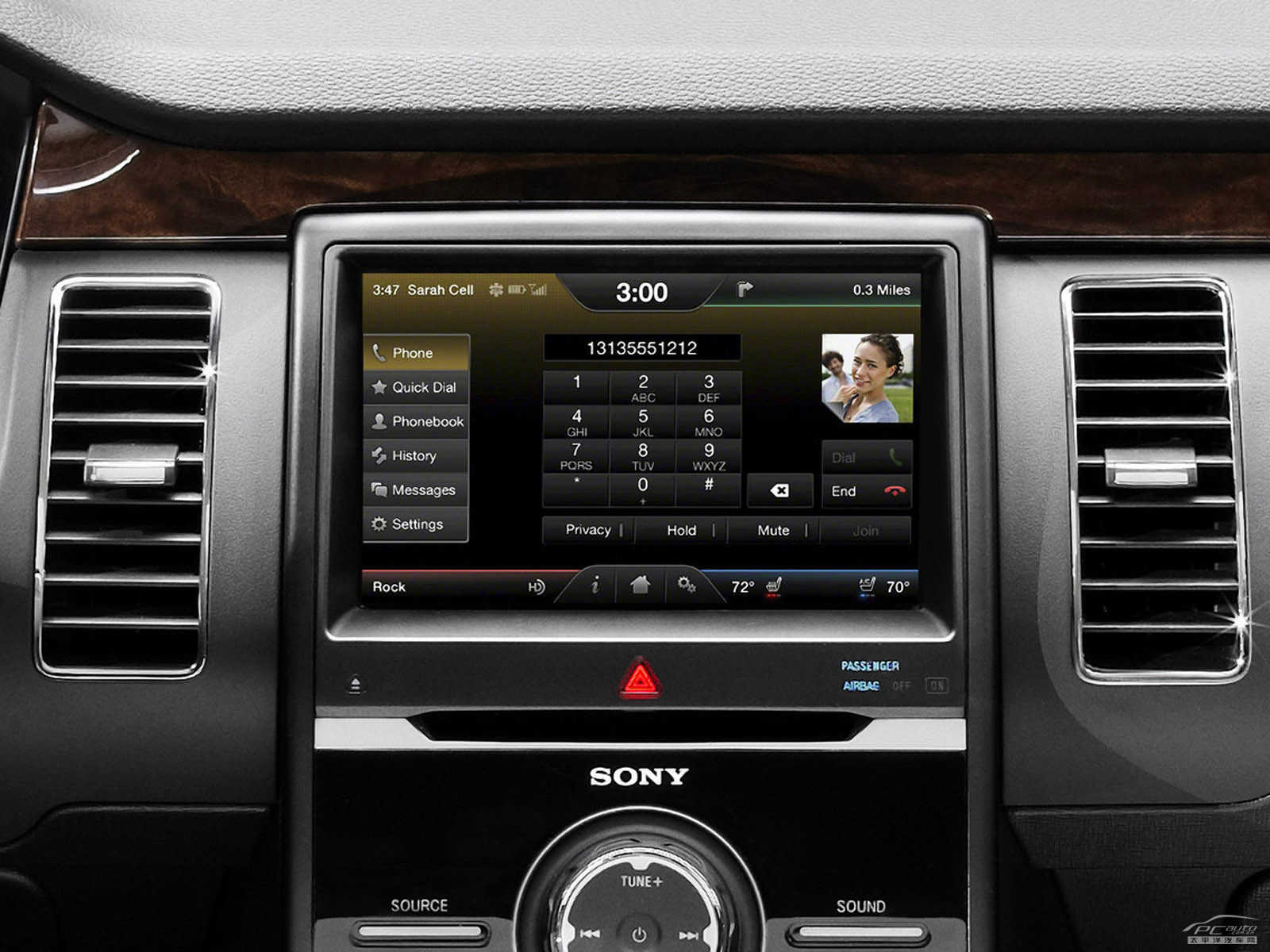 福特Flex內飾高清大圖