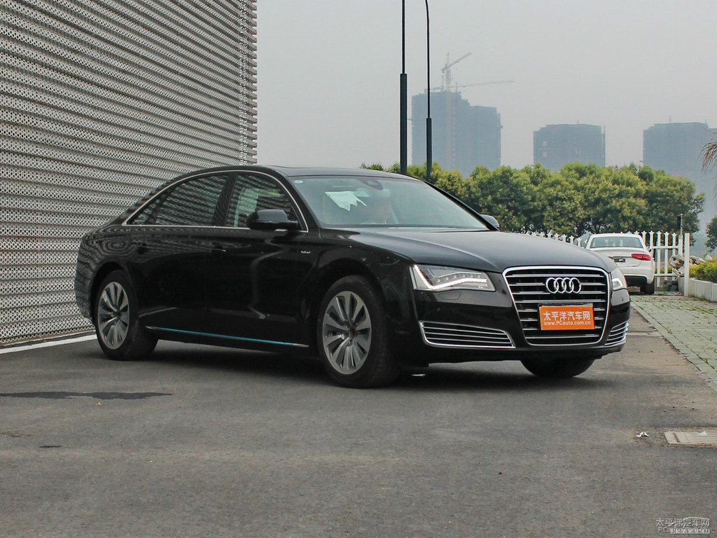 哈瓦那黑奧迪A8L整車外觀外觀圖片