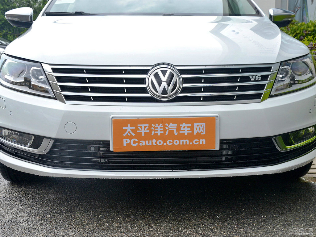 朱鷺白大眾CC車頭外觀圖片