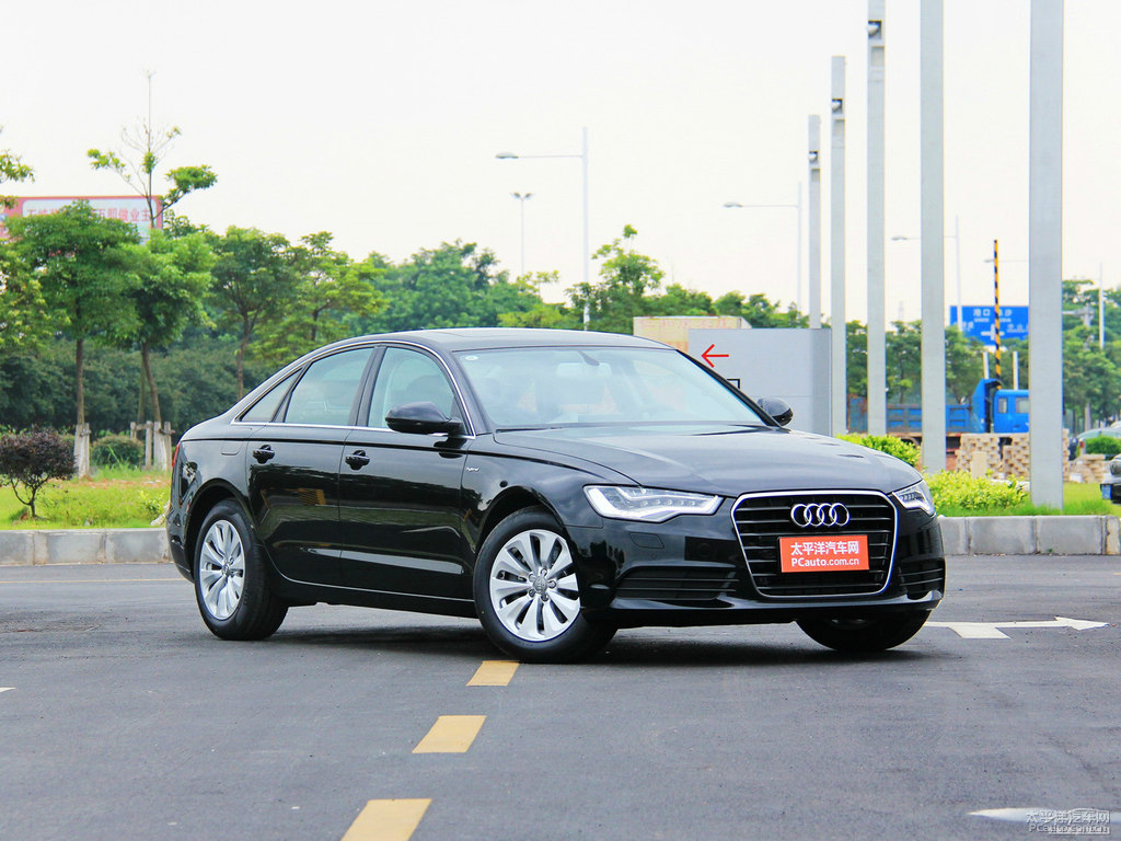 黑色奧迪A6(進(jìn)口)整車外觀外觀圖片