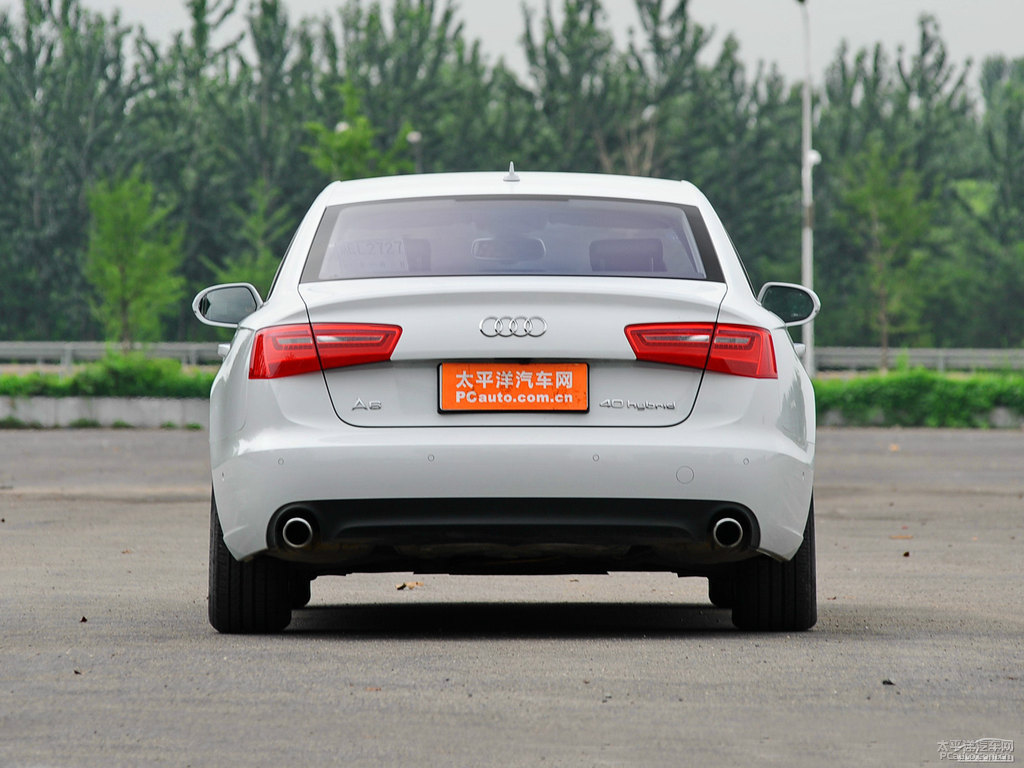白色奧迪A6(進口)整車外觀外觀圖片