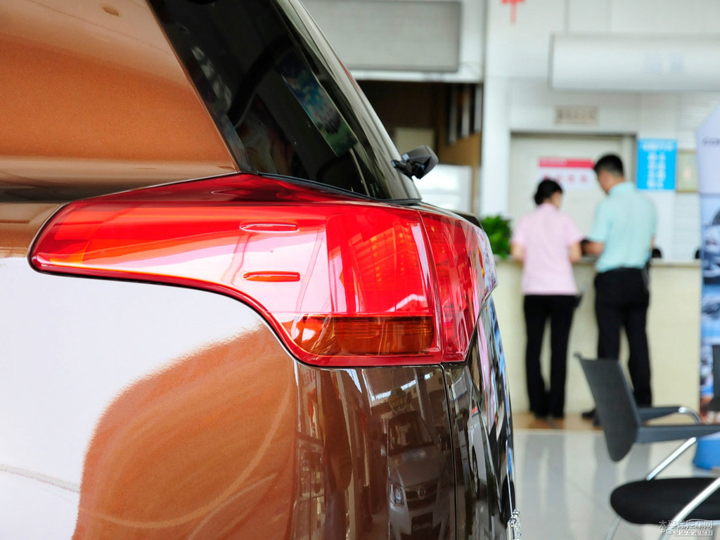 深棕云母色RAV4榮放車尾外觀圖片