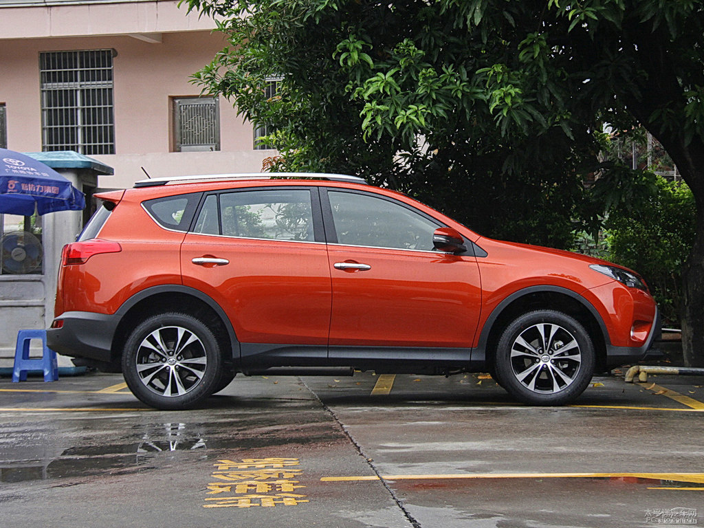 橙色RAV4榮放整車外觀外觀圖片