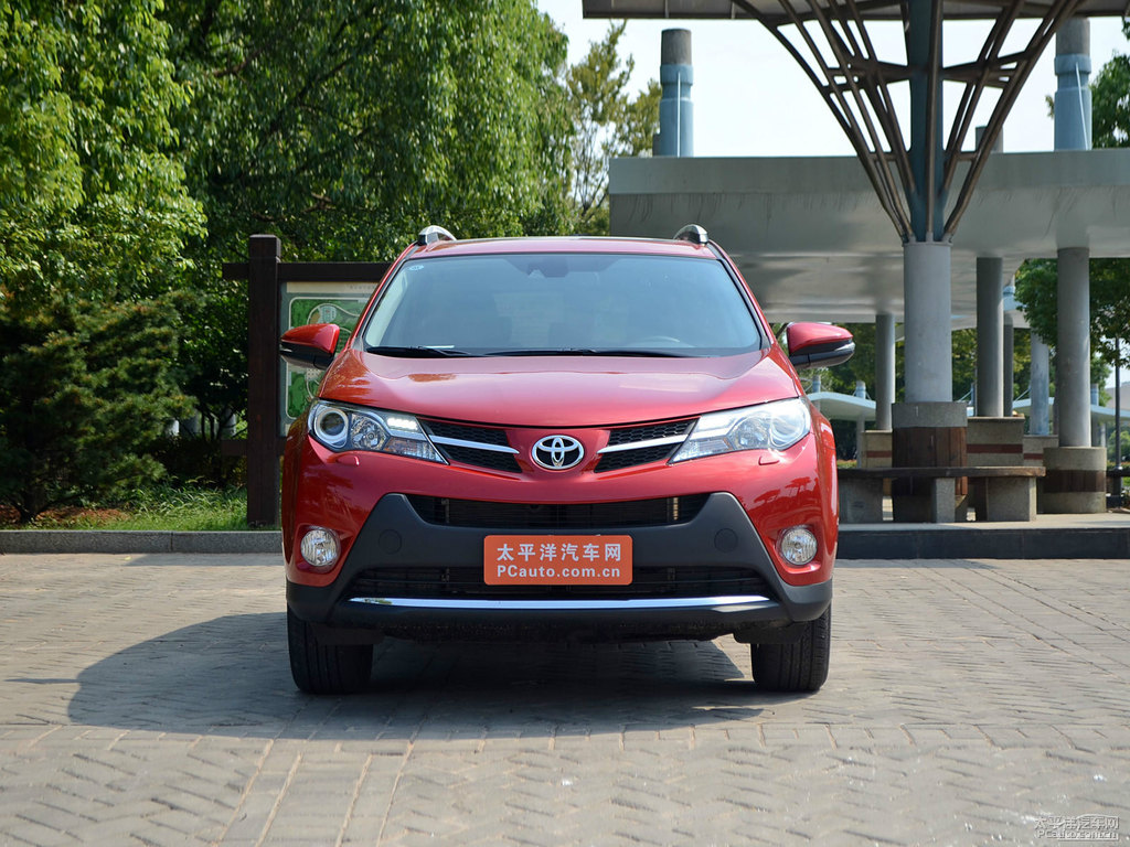 紅云母色RAV4榮放整車外觀外觀圖片