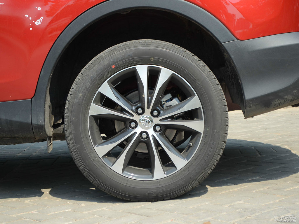 紅云母色RAV4榮放車(chē)身外觀圖片