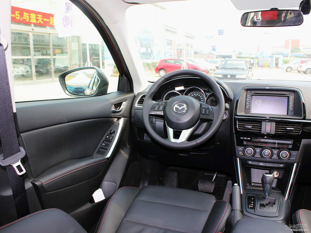 激情紅馬自達(dá)CX-5中控內(nèi)飾圖片