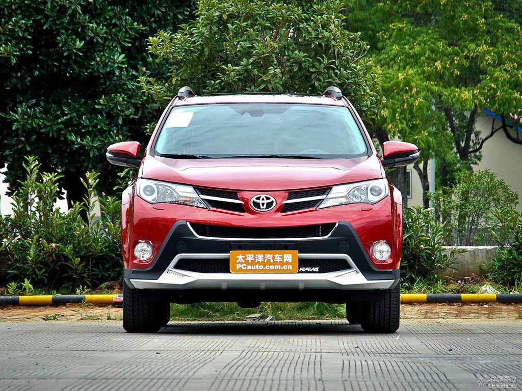 紅云母色RAV4榮放整車外觀外觀圖片