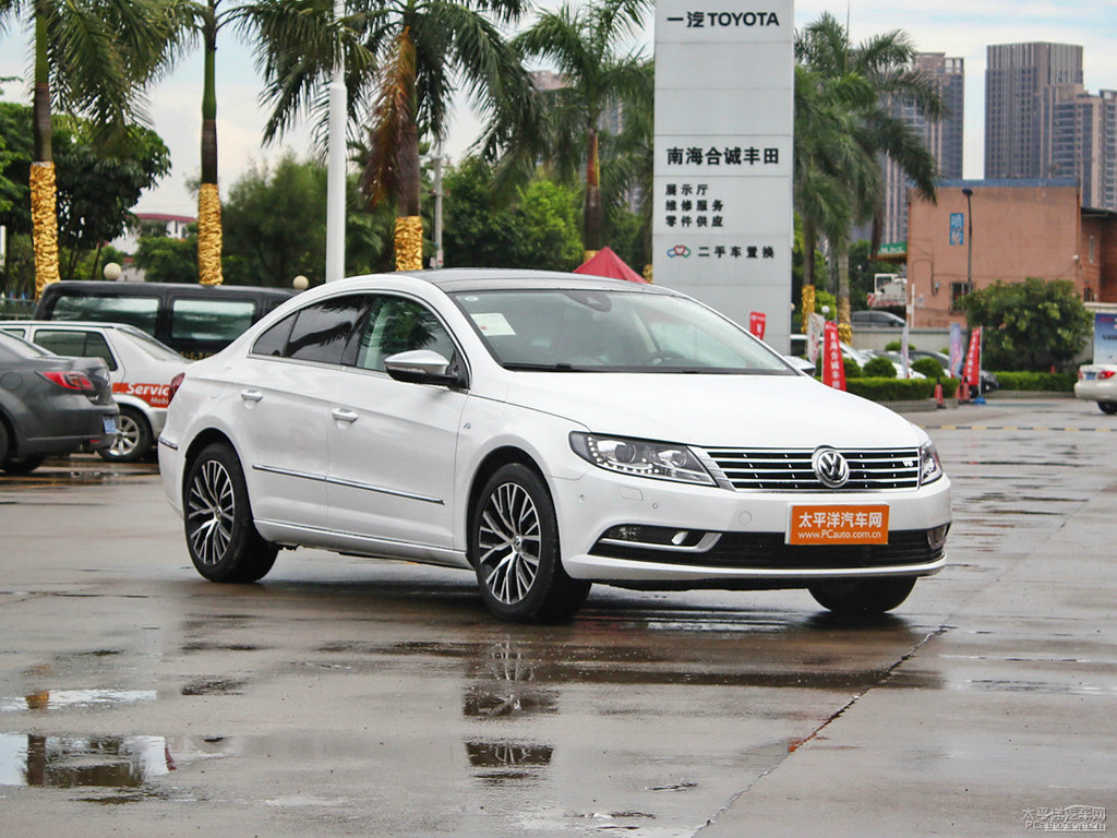朱鷺白大眾CC整車外觀外觀圖片