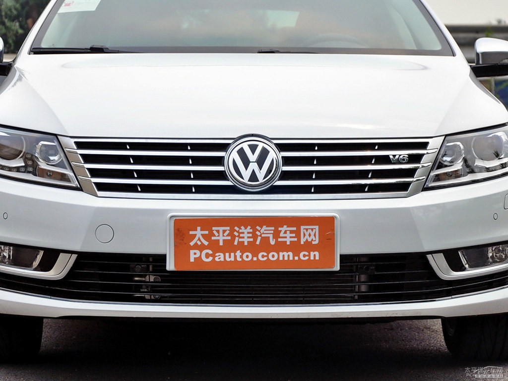 朱鷺白大眾CC車頭外觀圖片