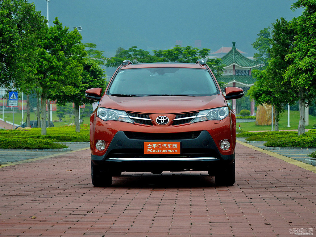 橙色RAV4榮放整車外觀外觀圖片