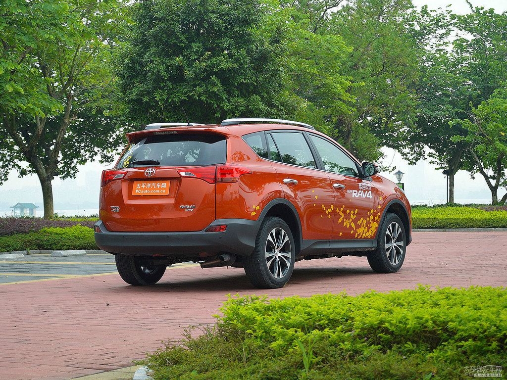 橙色RAV4榮放整車外觀外觀圖片