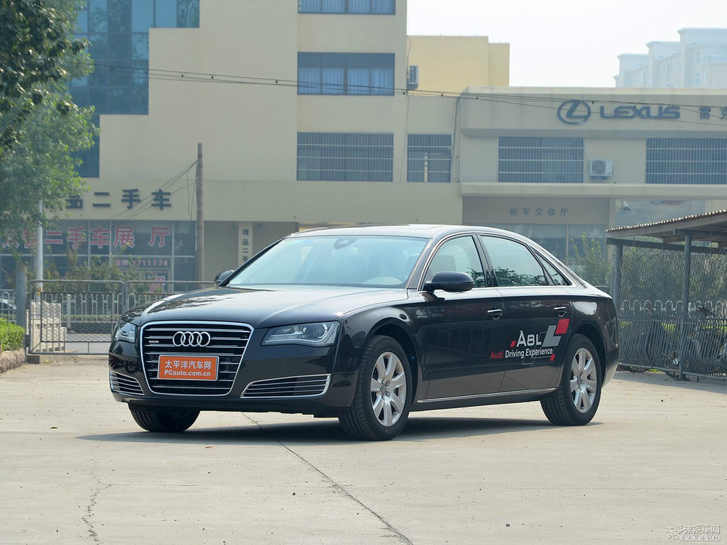旋風黑奧迪A8L整車外觀外觀圖片