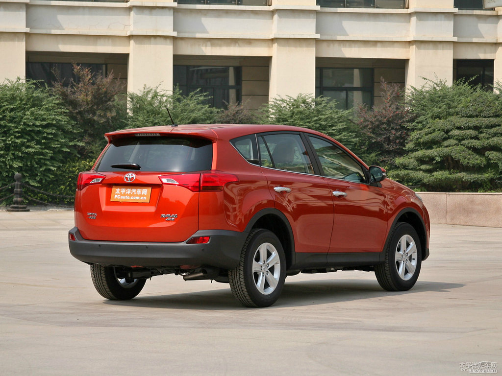 橙色RAV4榮放整車外觀外觀圖片