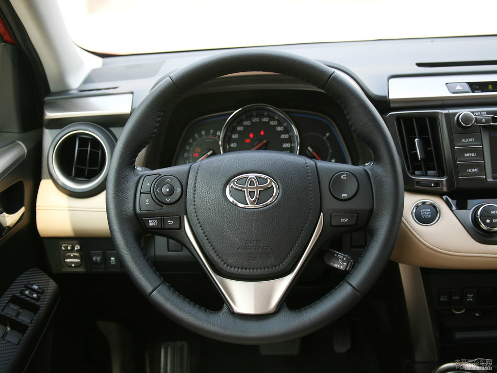 橙色RAV4榮放中控內(nèi)飾圖片