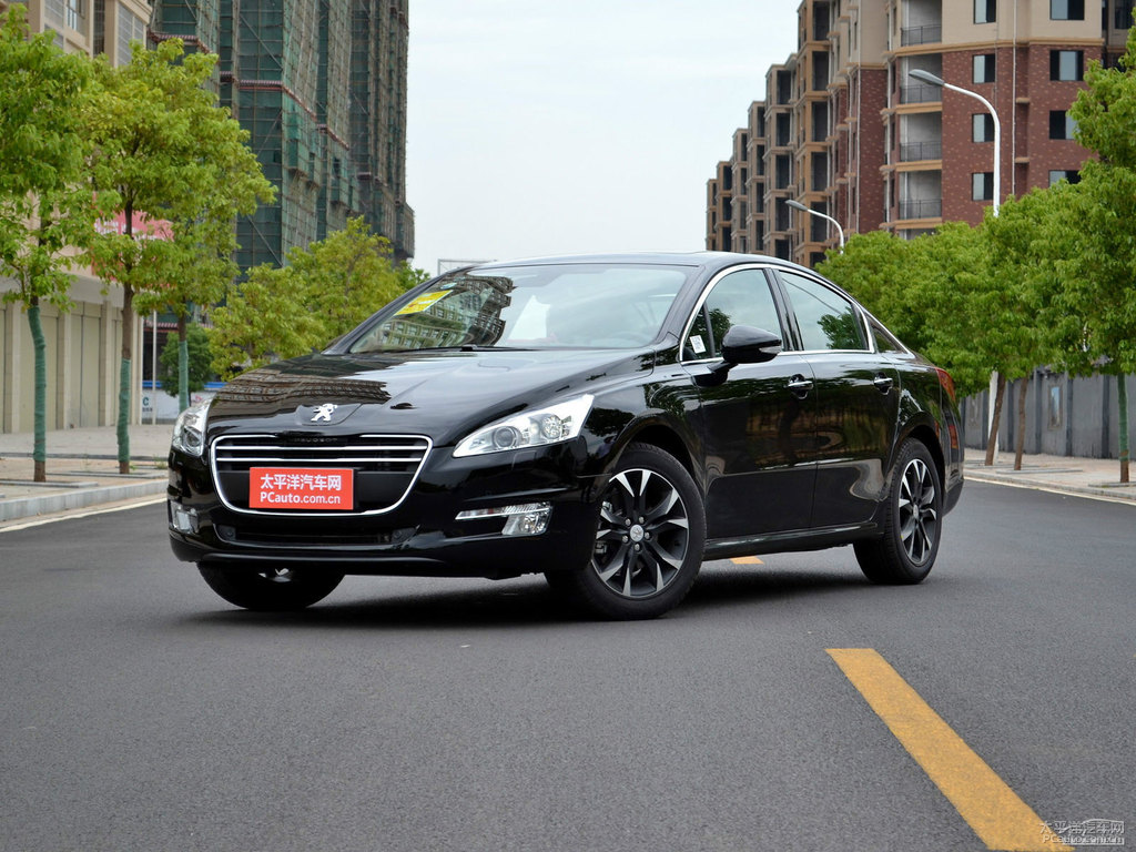 碳晶黑標致508整車外觀外觀圖片