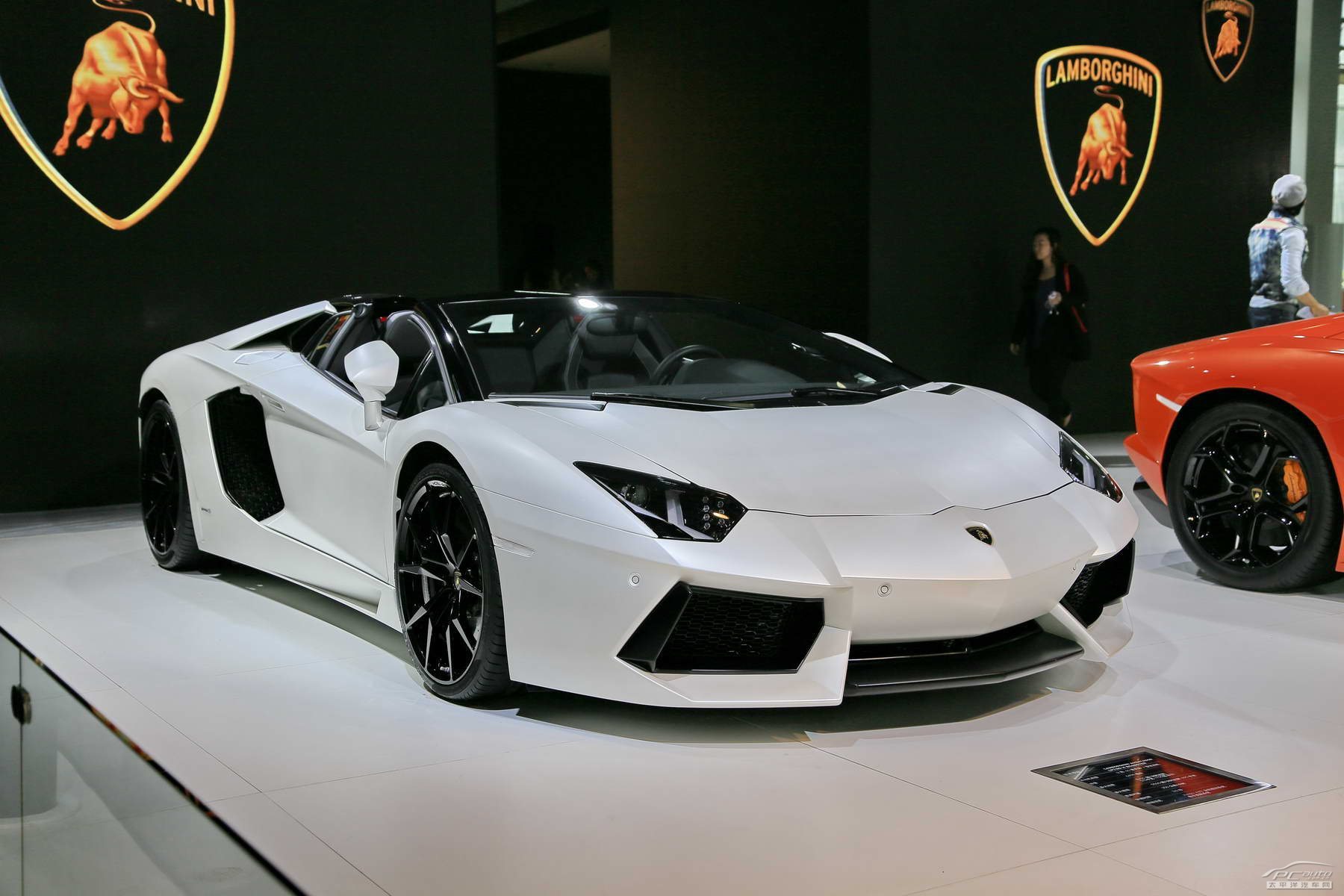 aventador车展图片