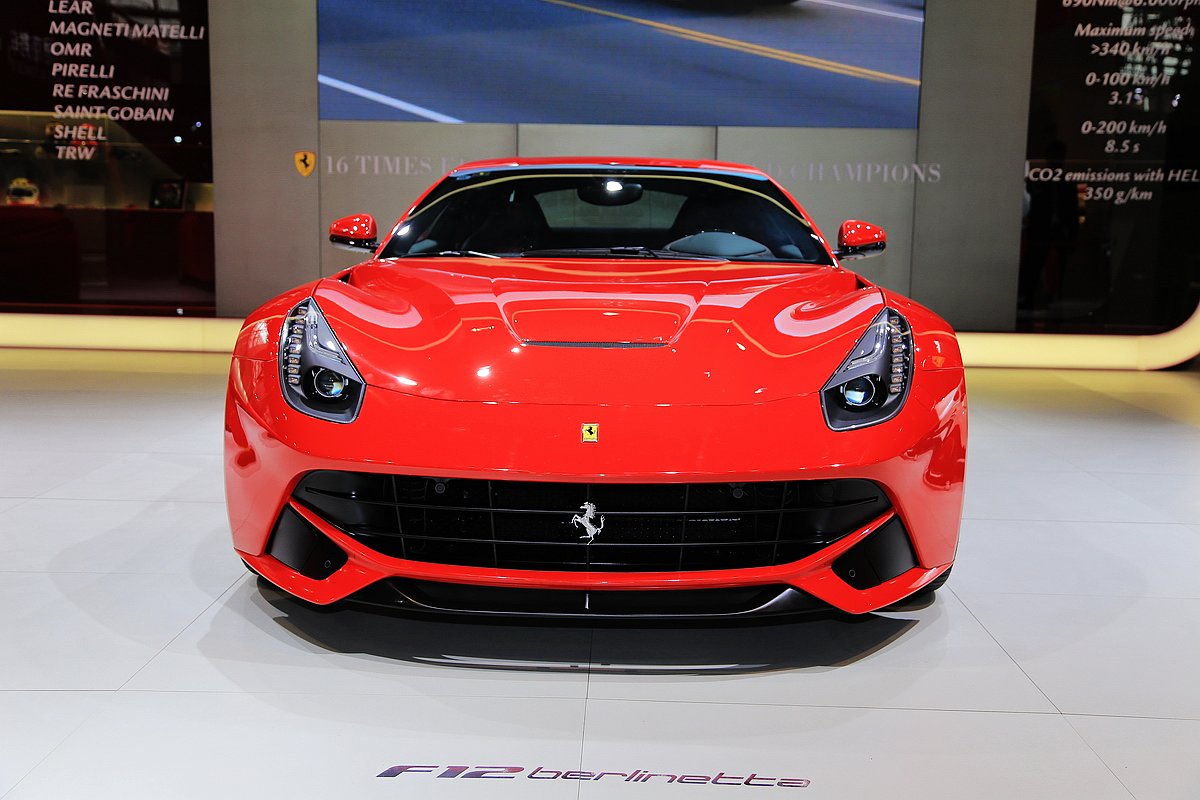 法拉利F12berlinetta車展高清大圖