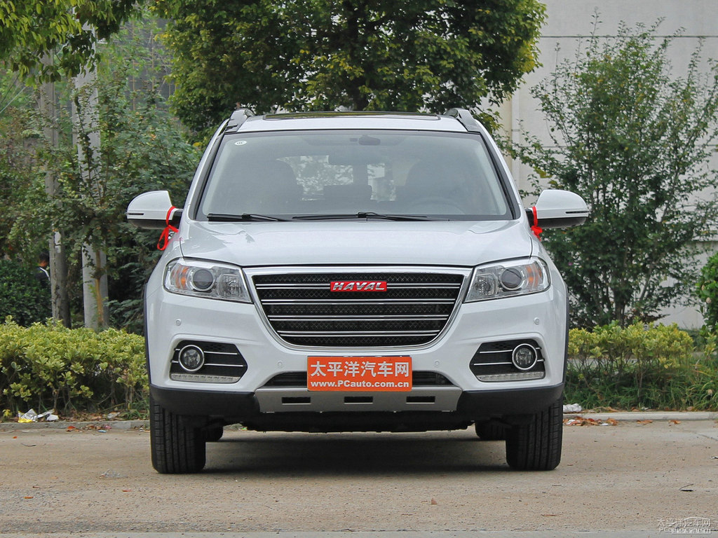 簡(jiǎn)約白哈弗H6整車外觀外觀圖片