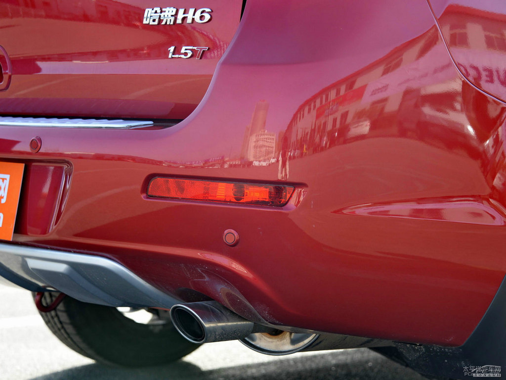 中國紅哈弗H6車尾外觀圖片