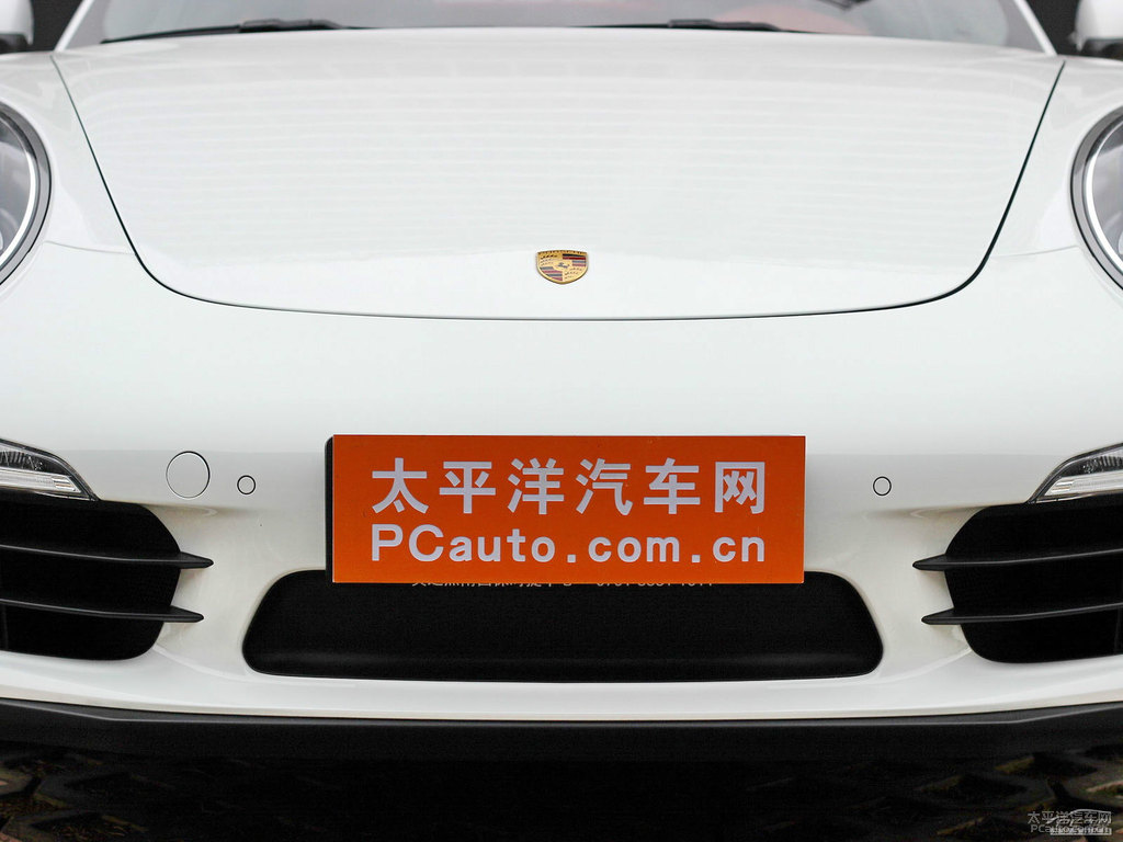 細(xì)花白保時捷911車頭外觀圖片