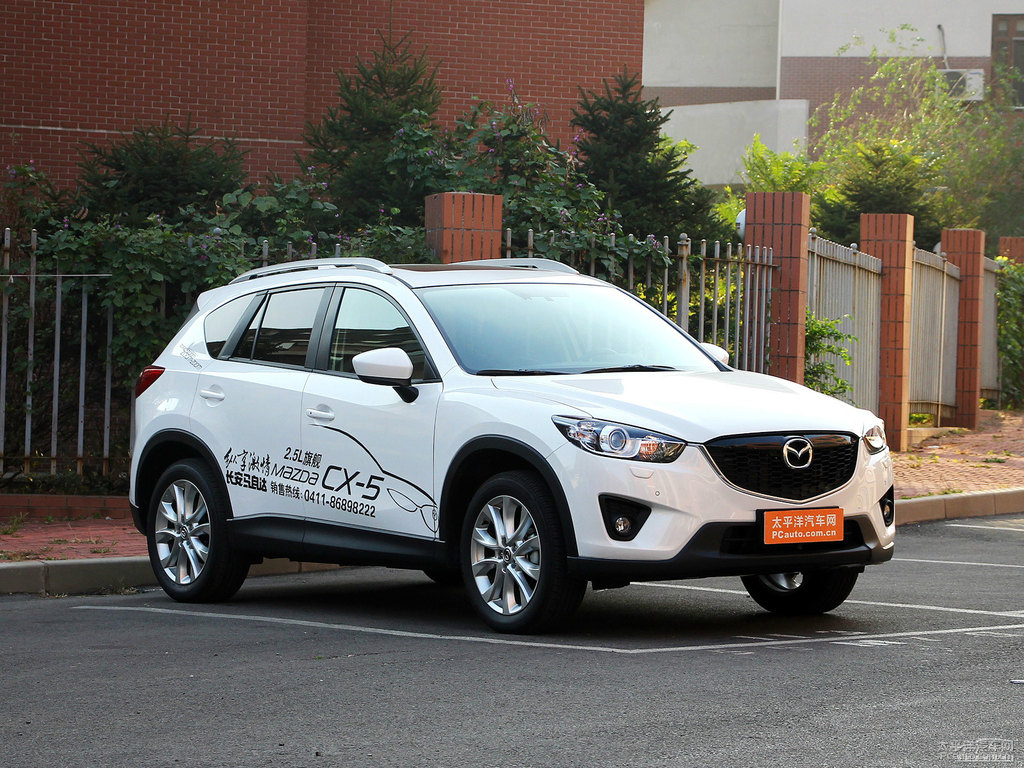 珠光白馬自達(dá)CX-5整車外觀外觀圖片