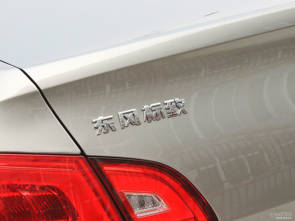 皓月灰標(biāo)致408車尾外觀圖片