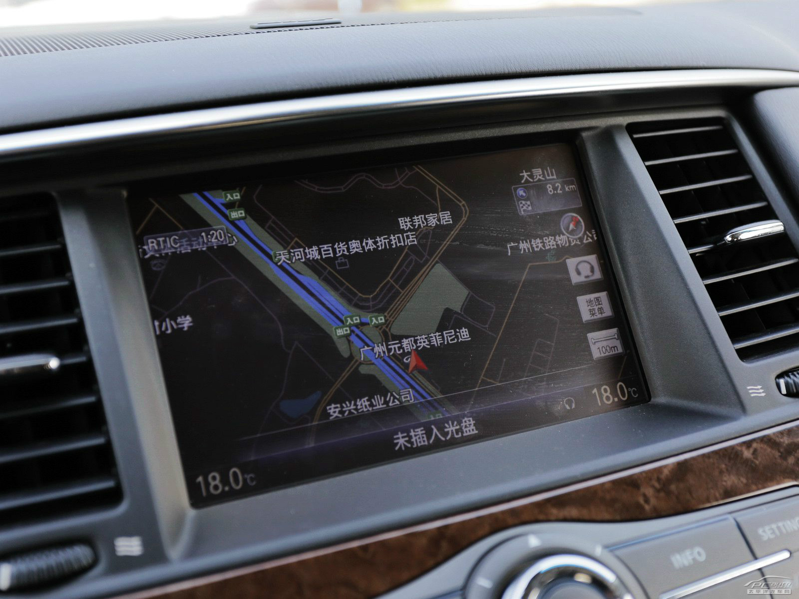 英菲尼迪QX80內飾高清大圖