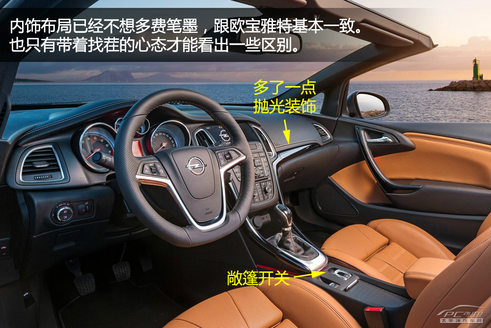 歐寶Cascada圖解高清大圖