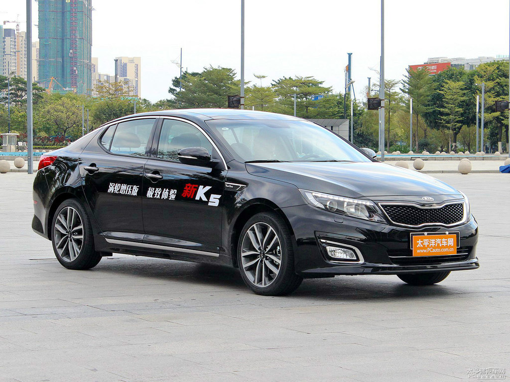 檀木黑起亞K5凱酷整車外觀外觀圖片