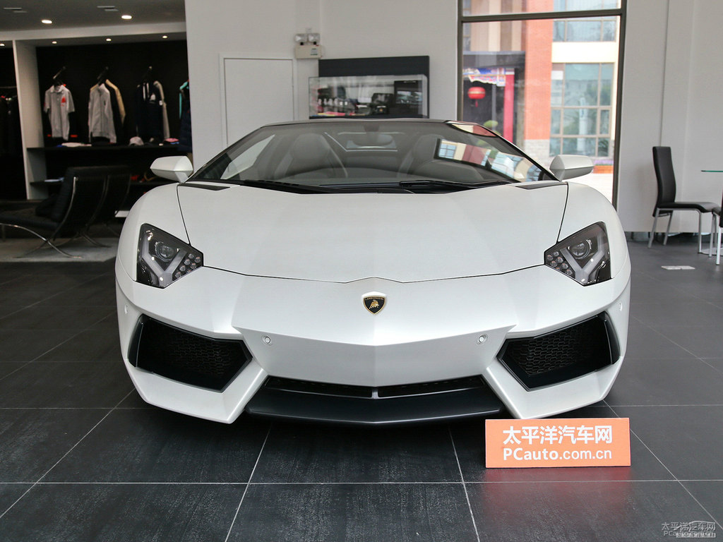 啞光漆白色Aventador整車(chē)外觀外觀圖片
