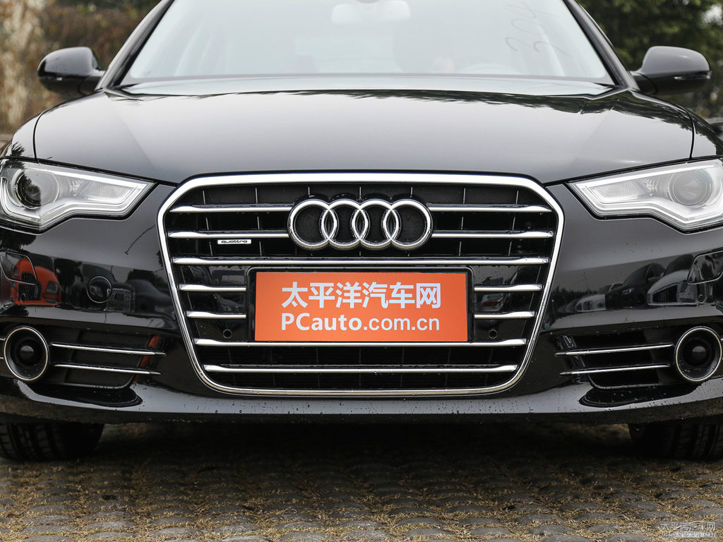 幻影黑奧迪A6L車頭外觀圖片