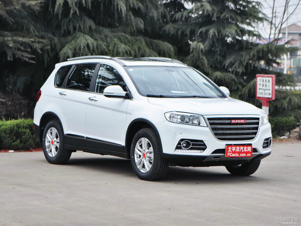 簡(jiǎn)約白哈弗H6整車外觀外觀圖片