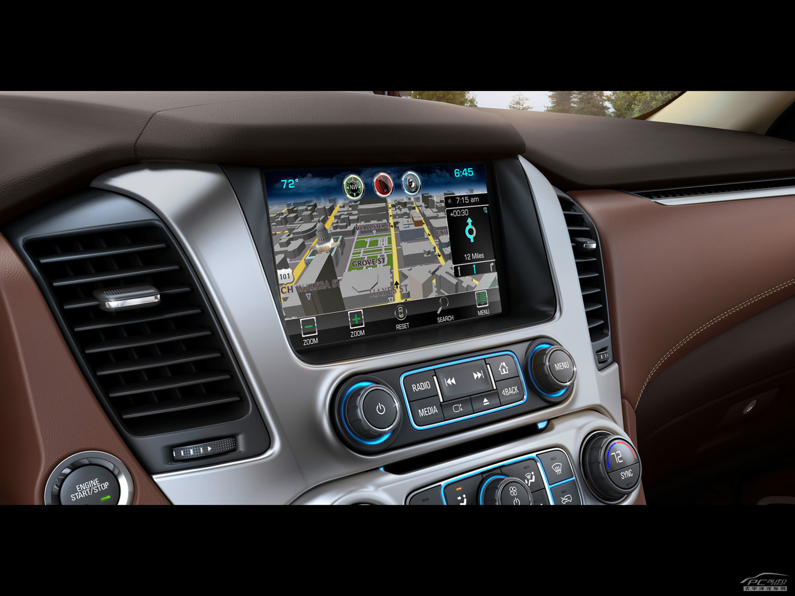 雪佛蘭Suburban內(nèi)飾高清大圖