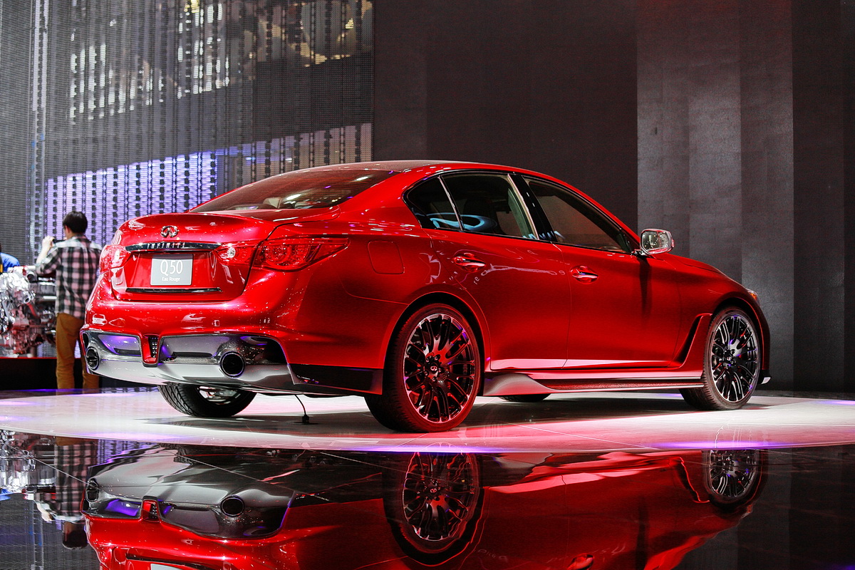 英菲尼迪Q50車展高清大圖