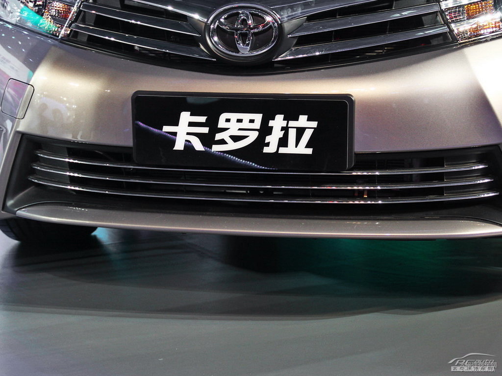 鉑青銅色卡羅拉車頭外觀圖片