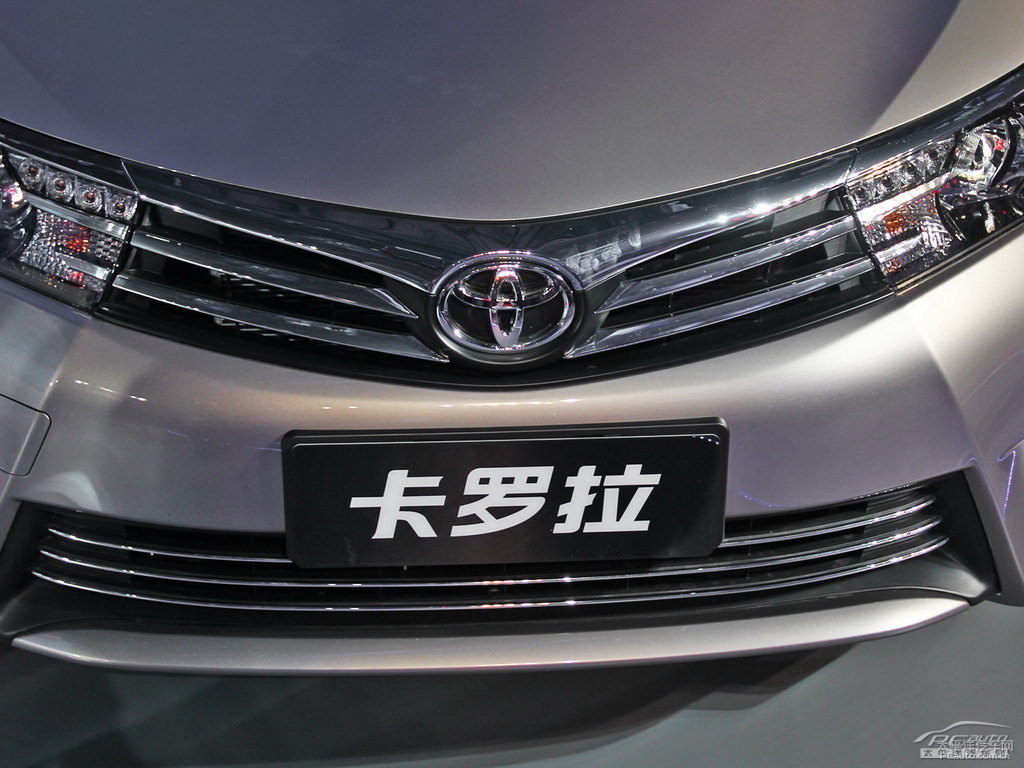鉑青銅色卡羅拉車頭外觀圖片